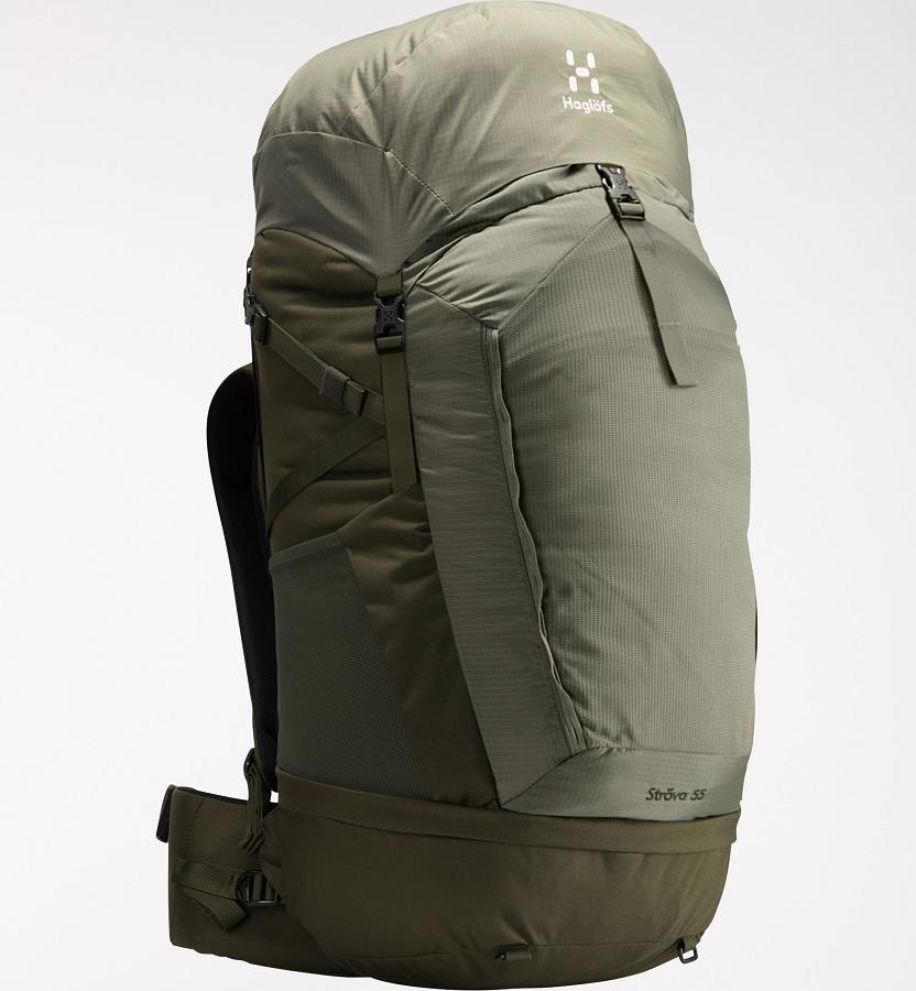 Haglöfs Mens Ströva 55 Hiking Backpack Green/Navy New Zealand 10495RVTO